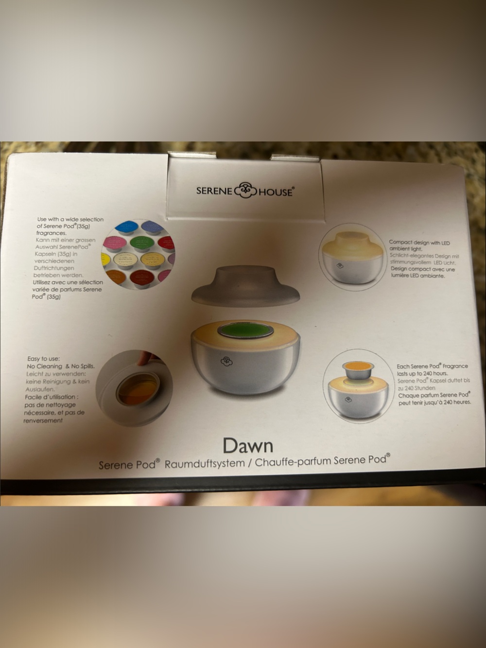 Serene House / Dawn Fragrance Pod Diffuser - White - Electric